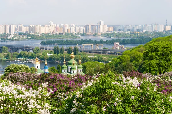 Vista do jardim botânico em Kiev — Fotografia de Stock