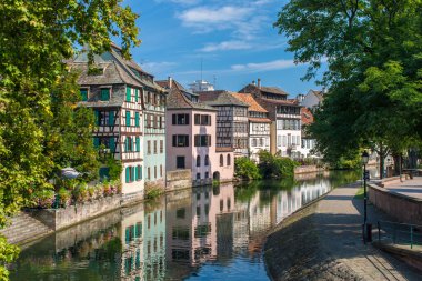 canal Petite france bölge, strasbourg, Fransa