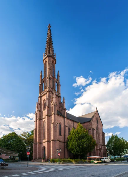 Protestantský kostel v Offenburgu, Německo — Stock fotografie