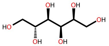 sorbitol yapısal formülü
