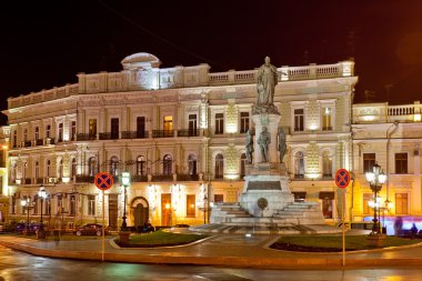İmparatoriçe catherine Anıtı. Odessa, Ukrayna