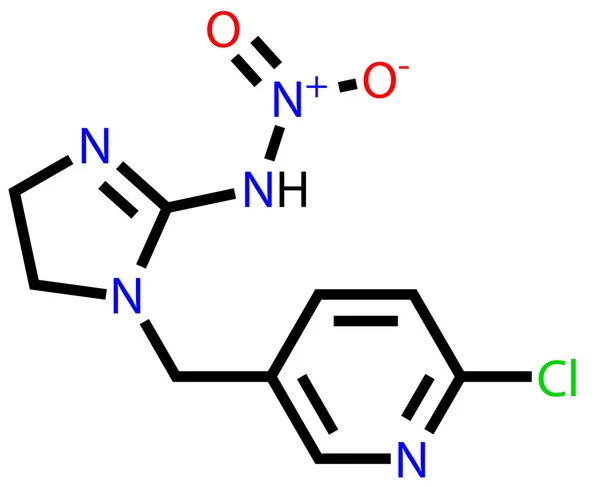 吡虫啉，在世界的最广泛使用杀虫剂 — 图库矢量图片