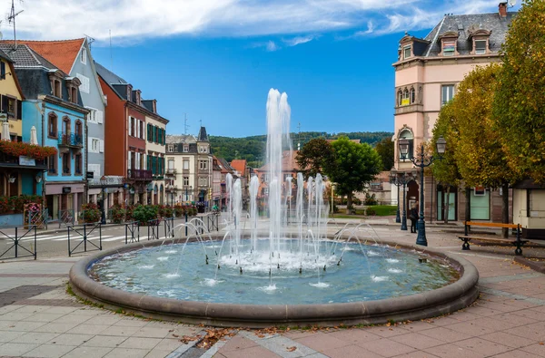 Kašna v saverne, alsase, Francie — Stock fotografie