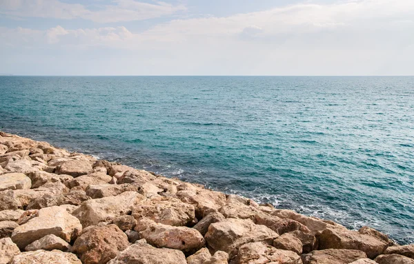 Mar Mediterráneo cerca de Menton - Francia, Costa Azul —  Fotos de Stock