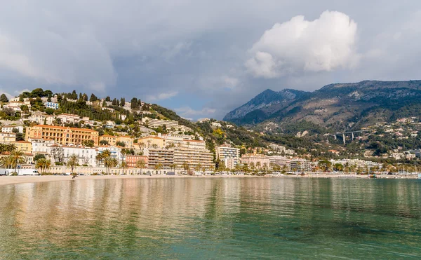 Weergave van menton stad - Côte d'Azur, Frankrijk — Stockfoto