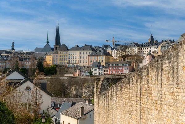 Weergave van de stad Luxemburg - Luxemburg — Stockfoto