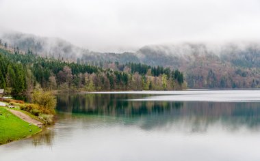 alpsee Gölü hohenschwangau - bavaria, Almanya