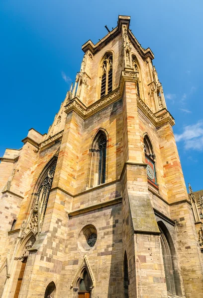 Glockenturm der Martinskirche - colmar, elsass, franz — Stockfoto