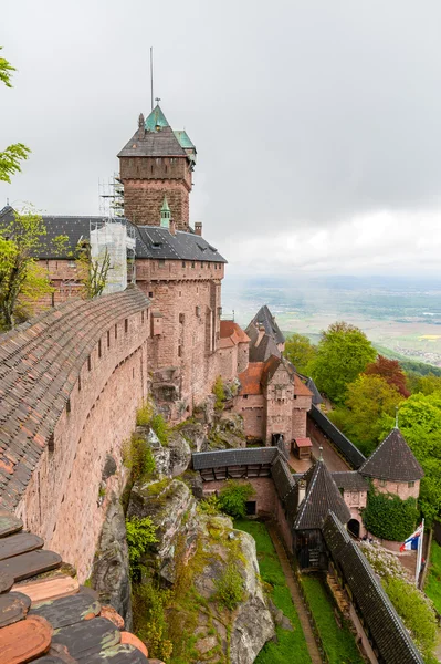 Chateau du Haut-K? nigsbourg - Alsasko, Francie — Stock fotografie