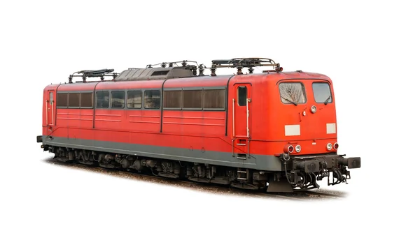 Elektrische Lokomotive Baureihe 151 der Deutschen Bahn isoliert auf weiß — Stockfoto