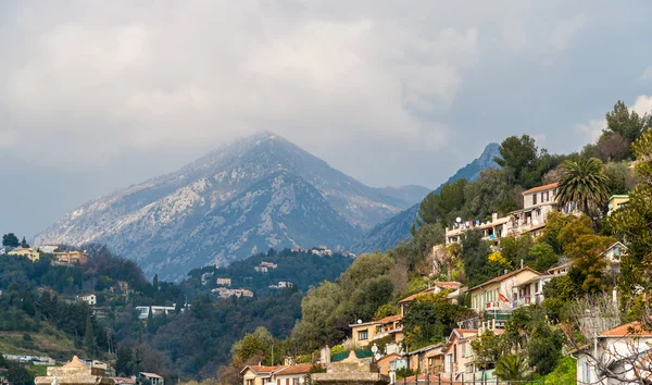 View of Ligurian Alps near Menton - French Riviera — Stock Photo, Image