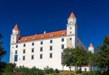 Görünüm bratistava Kalesi - Slovakya