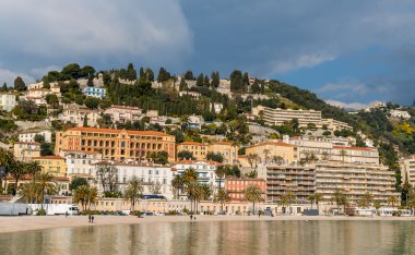 Menton şehir Şubat - Fransız Rivierası