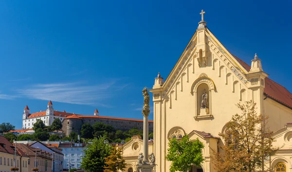 Capuchin church i bratislava - Slovakien — Stockfoto