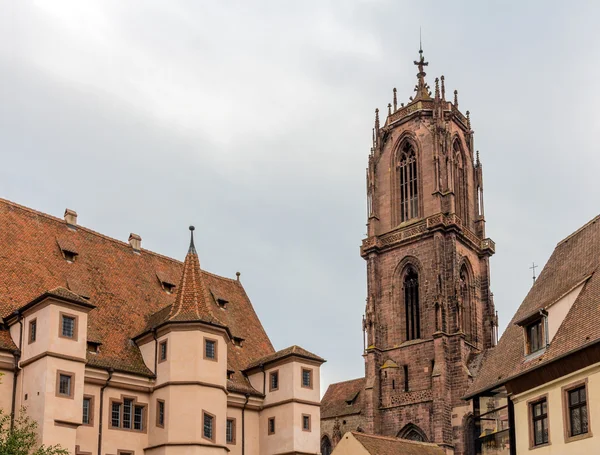 St. george kirche in selestat - elsass, franz — Stockfoto