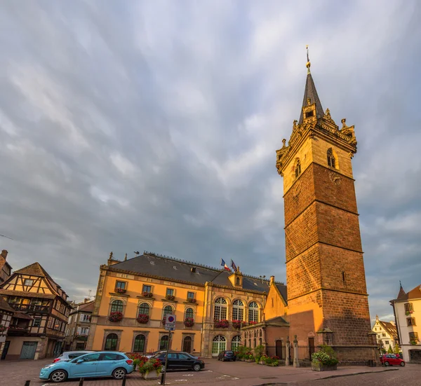Hôtel Watchtower and City à Obernai - Alsace, France — Photo