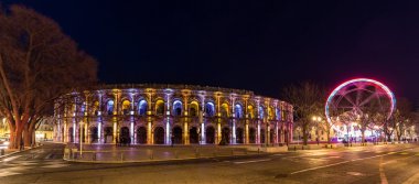 Roma amfi - nimes arena akşam - Fransa, langued
