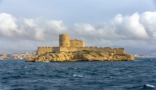Vue du château If en mer Méditerranée - France — Photo