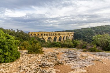 Pont du gard, Antik Roma su kemeri, UNESCO tarafından Fransa