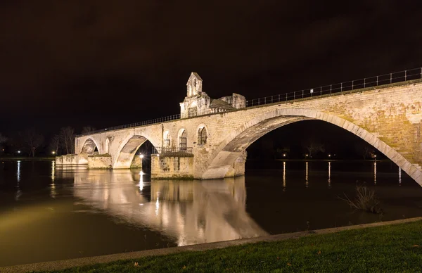Pont saint-benezet i avignon, ett världsarv i Frankrike — Stockfoto