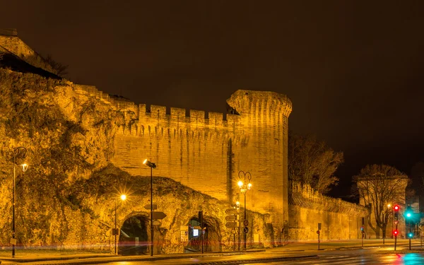 Védelmi falak, Avignon, Franciaország unesco Világörökség — Stock Fotó