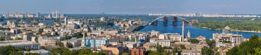 Kiev Panoraması ile Dnieper Nehri - Ukrayna