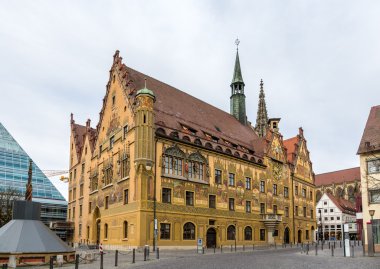 Ulm Belediye Binası (rathaus) - Almanya, baden wurttemberg