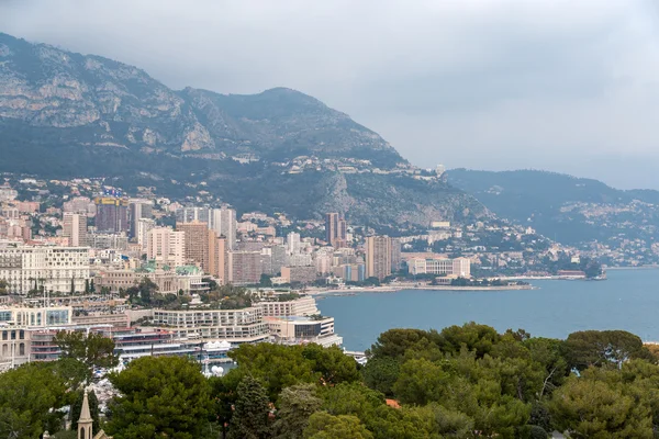 Pohled na Ligurské Alpy v Monaku — Stock fotografie
