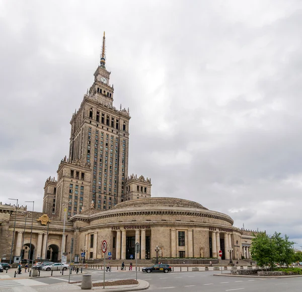 Pałac Kultury i Nauki w Warszawie, Polska — Zdjęcie stockowe