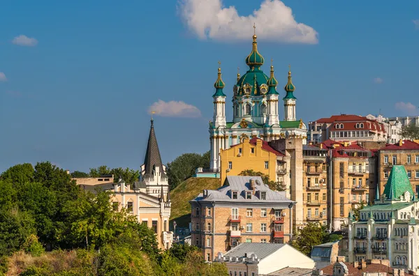 Widok Kościoła Świętego Andrzeja - Kijów, Ukraina — Zdjęcie stockowe