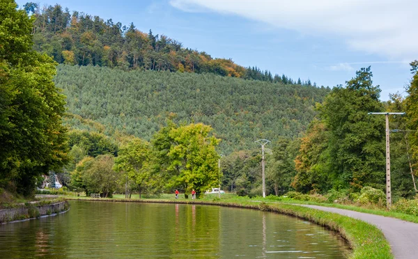 Marne - Rhine Canal in Vosges mountains, Alsase, France — Stock Photo, Image