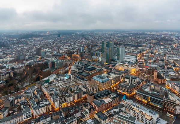 Visa av frankfurt am main - Hessen, Tyskland — Stockfoto