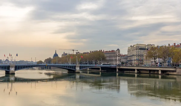 Lyon şehrinin saone Nehri - Fransa — Stok fotoğraf