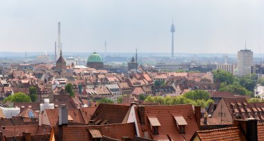 View of Nuremberg from the castle clipart