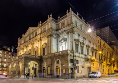 La scala opera binası Milano, İtalya