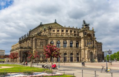 Semperoper, opera binası, Dresden'de Saksonya