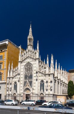 Chiesa del Sacro Cuore del Suffragio in Rome, Italy clipart