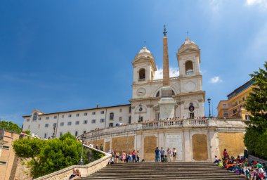 Kilise trinita dei monti, Roma, İtalya
