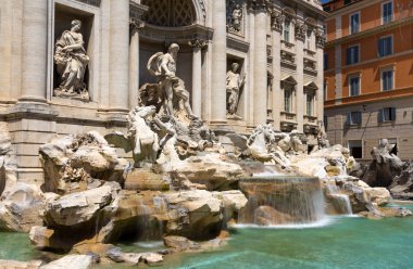 trevi Fountain Roma, İtalya 'da