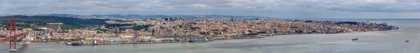 Panorama of Lisbon from Almada - Portugal — Stock Photo, Image