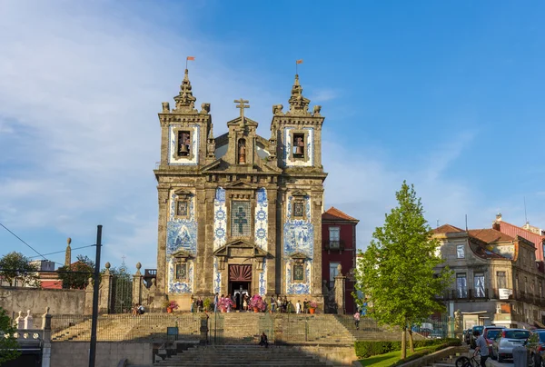 Gereja Saint Ildefonso di Porto pada Paskah 2014 — Stok Foto