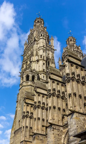 Saint gatien de kathedraal in tours, Frankrijk, regio centrum — Stockfoto