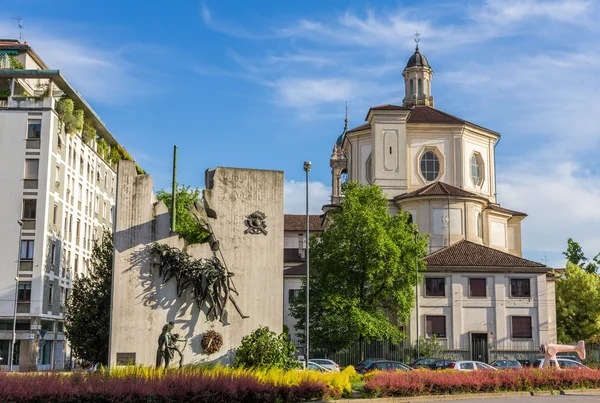 San Bernardino alle Ossa, a church in Milan — Stock Photo, Image