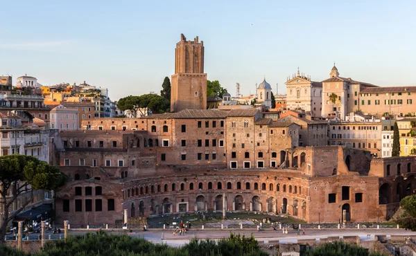 Trajánův trh v Římě, Itálie — Stock fotografie