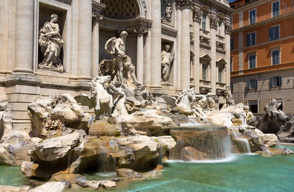 Trevi fonte em roma, itália — Fotografia de Stock