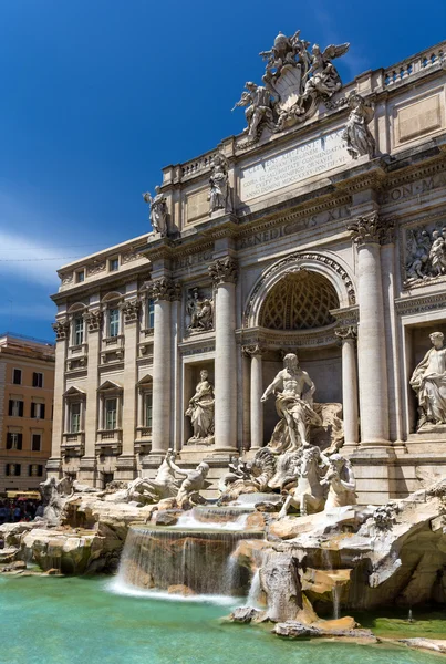 Trevi fonte em roma, itália — Fotografia de Stock