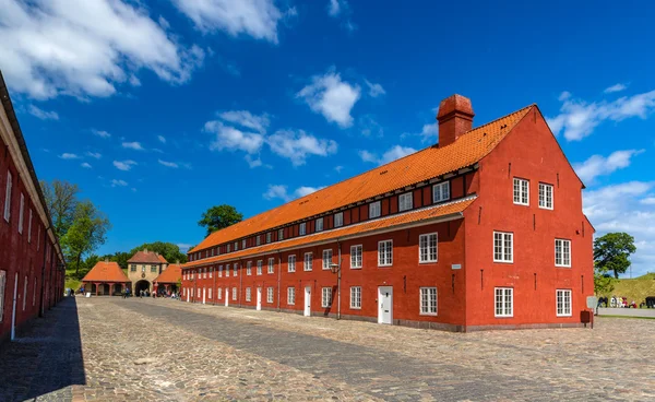 Kasárna v pevnosti Kastellet, Kodaň, Dánsko — Stock fotografie