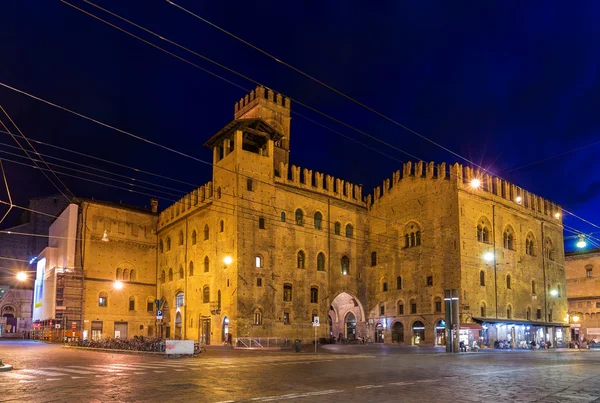 Palazzo Re Enzo în Bologna, Italia — Fotografie, imagine de stoc