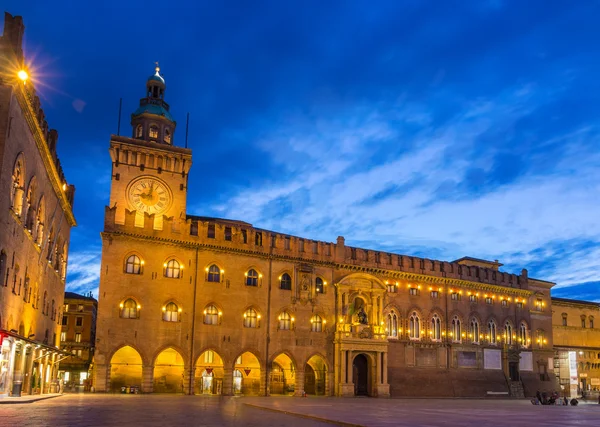 Palazzo d 'Accursio em Bolonha, Italia — Fotografia de Stock