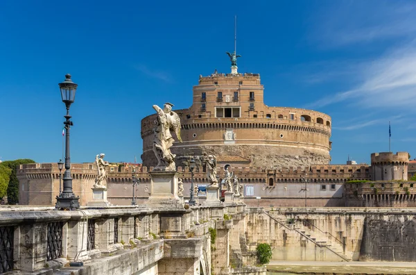 View of Castel Sant'Angelo in Rome, Italy — стокове фото